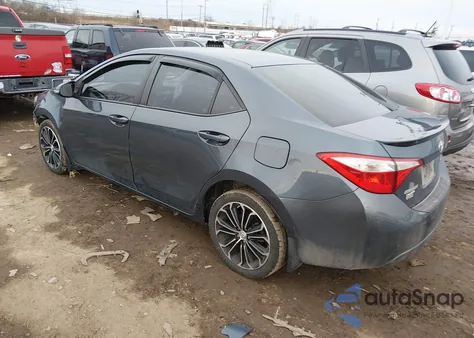 2014 Toyota Corolla S Plus из США, поврежденный, VIN 2T1BURHE3EC134872